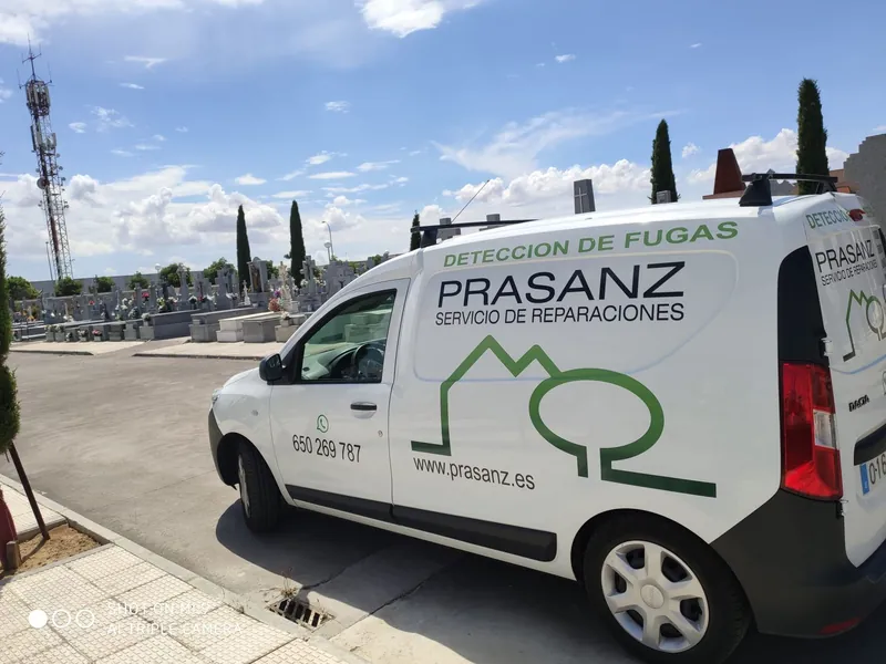 Localización de fugas de agua: trabajo de Prasanz